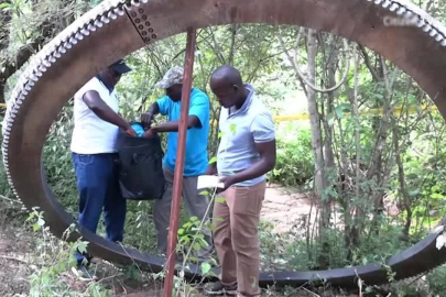 Kenya’da köye devasa uzay enkazı düştü