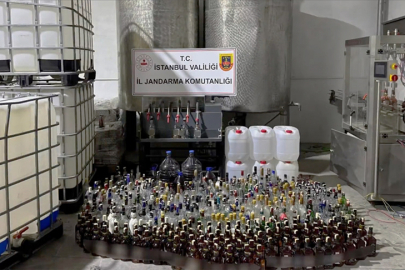 50 bin 105 litre sahte ve etil alkol ele geçirildi