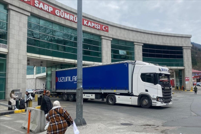 Sarp Sınır Kapısı'ndan 2024'te 5 milyonu aşkın yolcu geçişi oldu