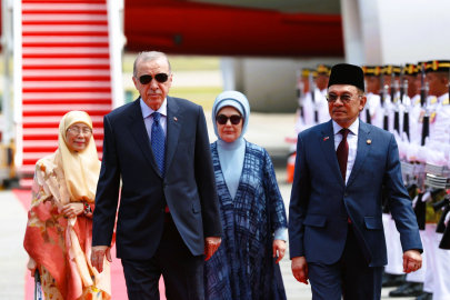 CUMHURBAŞKANI ERDOĞAN, MALEZYA'YA GELDİ