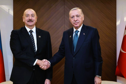 CUMHURBAŞKANI ERDOĞAN, ALİYEV İLE GÖRÜŞTÜ