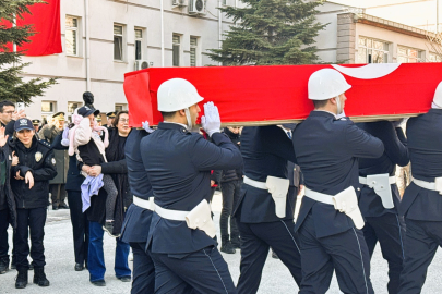 ŞEHİT POLİS DUALARLA UĞURLANDI