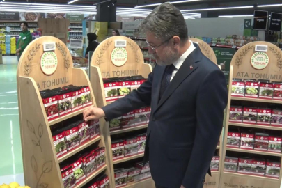 Tescillenen ata tohumları Tarım Kredi marketlerinde satışa sunuldu