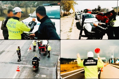 MOTOSİKLET SÜRÜCÜLERİNE 326 BİN İŞLEM YAPILDI
