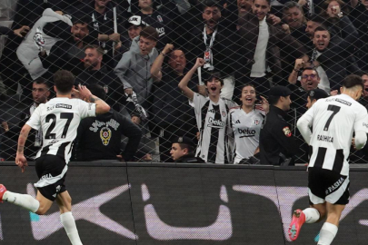 Derbide kazanan Beşiktaş