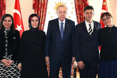 Cumhurbaşkanı Erdoğan, Minguzzi ailesini kabul etti