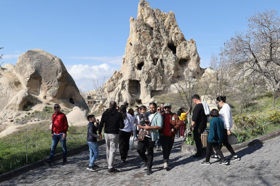 Kapadokya'ya bayram tatilinde yoğun ilgi
