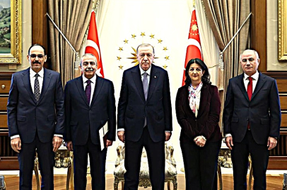 ERDOĞAN, DEM PARTİ HEYETİNİ KABUL ETTİ