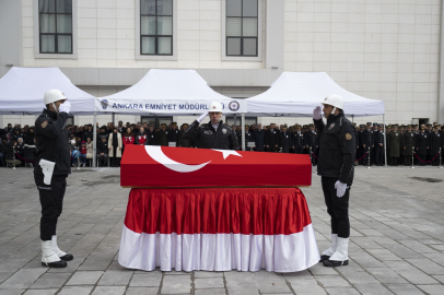 Trafik kazasında şehit olan polis  Güney son yolculuğuna uğurlandı