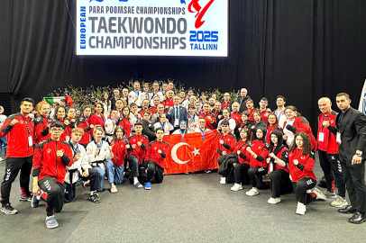 Avrupa Taekwondo Şampiyonası ilk gününde 3’ü altın 14 madalya