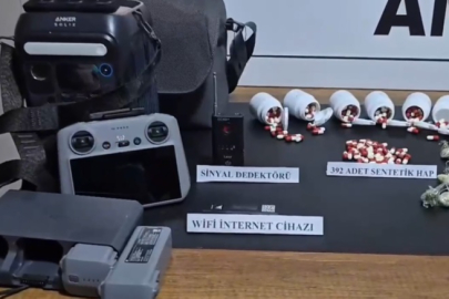 Polis zehir tacirlerinin 'dron'unu düşürdü