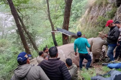 Hindistan'da helikopter düştü 5 kişi öldü