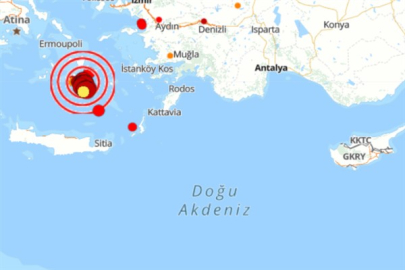 Akdeniz'de 6,0 büyüklüğünde deprem