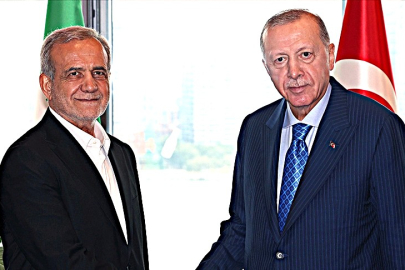 Erdoğan İran Cumhurbaşkanı Pezeşkiyan ile görüştü
