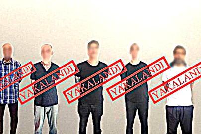 KIRMIZI BÜLTENLE ARANAN 5 SUÇLU TÜRKİYE'DE