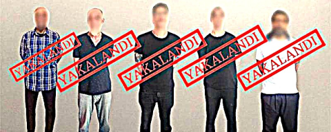 KIRMIZI BÜLTENLE ARANAN 5 SUÇLU TÜRKİYE'DE