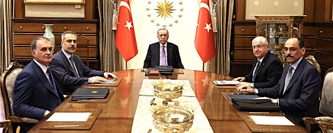 ERDOĞAN BAŞKANLIĞINDA 'GÜVENLİK' TOPLANTISI